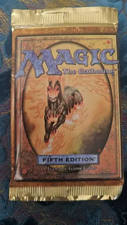 Magic The Gathering Fifth Edition Booster Factory-Sealed MTG WOTC 1997 NEW TCG - Image 3