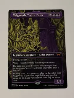 MTG Valgavoth, Terror Eater -  Duskmourn: House of Horror SHOWCASE LP - Image 3