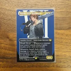 MTG Final Fantasy Squall SeeD Mercenary Borderless Regular Non-Foil 0402 - Image 1