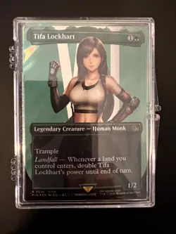 Tifa Lockhart (Borderless) (Surge Foil) Rare 0536 NM or better - Image 1