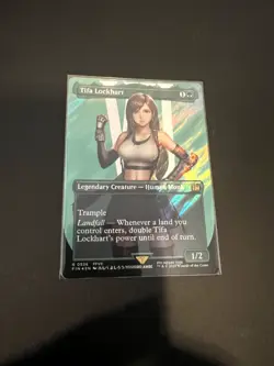 Tifa Lockhart (Borderless) (Surge Foil) Rare 0536 NM or better - Image 3