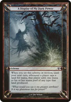 A Display of My Dark Power Archenemy HEAVILY PLD Common MAGIC MTG CARD ABUGames - Image 1