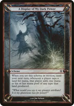A Display of My Dark Power Archenemy HEAVILY PLD Common MAGIC MTG CARD ABUGames - Image 2