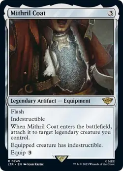 MTG English Mithril Coat NM Foil - Image 1