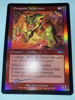 MTG Foil Gempalm Incinerator Legions Uncommon Goblin Magic The Gathering - Image 1