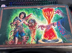 Mark Tedin Signed Serialized TIMETWISTER playmat 450/500 - Image 2