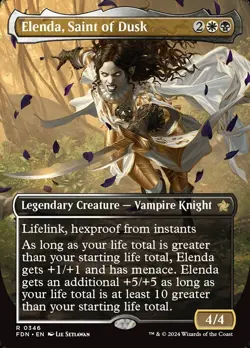 1x Elenda, Saint of Dusk (Borderless) - NM - See Pic for Set - SPARROW MAGIC mtg - Image 1
