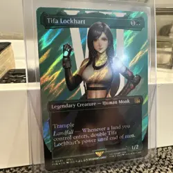 Tifa Lockhart (Borderless) (Surge Foil) Final Fantasy Magic The Gathering Card - Image 3