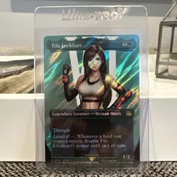 Tifa Lockhart (Borderless) (Surge Foil) Final Fantasy Magic The Gathering Card - Image 4