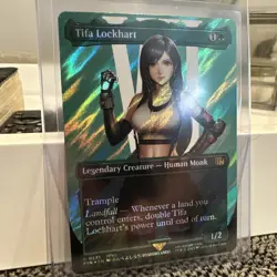 Tifa Lockhart (Borderless) (Surge Foil) Final Fantasy Magic The Gathering Card - Image 6