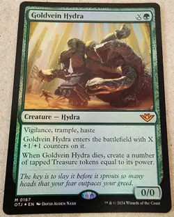 Goldvein Hydra - #167 Foil - Outlaws of Thunder Junction - Mtg - Image 1