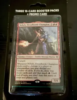 Magic The Gathering Card Booster Packs +1 Promo Card Neheb, Dreadhorde Champion - Image 4