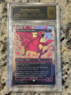 Neon Ink Pink Traveling Chocobo 10 Pristine Magic The Gathering Final Fantasy - Image 1