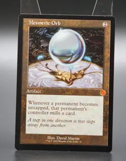 Magic The Gathering MTG Mesmeric Orb Retro Frame Regular - Image 1