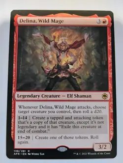 Delina, Wild Mage Regular NM MTG Magic the Gathering - Image 1