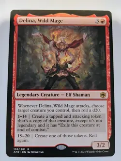 Delina, Wild Mage Regular NM MTG Magic the Gathering - Image 3