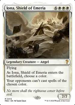 [1x] Iona, Shield of Emeria Near Mint, English Mystery Booster 2 MTG Magic - Image 2