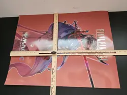 MAGIC THE GATHERING FINAL FANTASY FOIL PROMO POSTER FIRION WILD ROSE MTG 18"x24" - Image 9