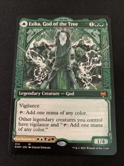 Esika, God of the Tree (Showcase) Kaldheim Regular - Image 1