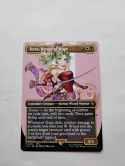 Terra Herald of Hope Final Fantasy Commander Borderless Regular - Image 1