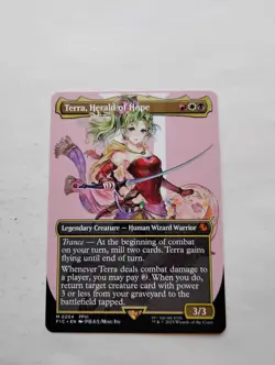 Terra Herald of Hope Final Fantasy Commander Borderless Regular - Image 3