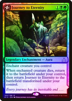 Journey to Eternity / Atzal, Cave of Eternity FOIL Rivals of Ixalan NM - Image 1