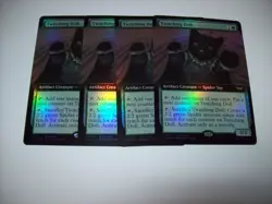 MTG 4x Duskmourn Foil Buy a Box Promos Twitching Doll NM Playset Free Shipping - Image 1