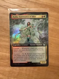 Rydia, Summoner of Mist Extended Art Foil - FIN 0504 NM MTG Magic The Gathering - Image 1