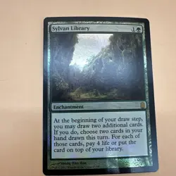 Sylvan Library (Retro Frame) -Foil Near Mint English MTG Dominaria Remastered - Image 1