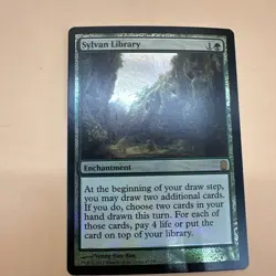Sylvan Library (Retro Frame) -Foil Near Mint English MTG Dominaria Remastered - Image 8