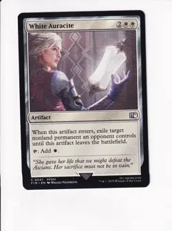 MAGIC THE GATHERING MTG FINAL FANTASY WHITE AURACITE (#3) - Image 1