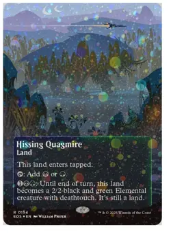 Hissing Quagmire (0154) - Galaxy Foil - Borderless Edge of Eternities - Image 1