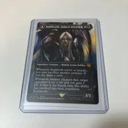 Sephiroth, Fabled SOLDIER: Borderless: MtG Magic Final Fantasy Card Regular #317 - Image 1