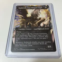 Sephiroth, Fabled SOLDIER: Borderless: MtG Magic Final Fantasy Card Regular #317 - Image 2
