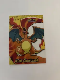 Pokemon  Topps Series 1 Tv Animation Charizard PC3 Clear Card Rare 2000🔥🔥 - Image 1