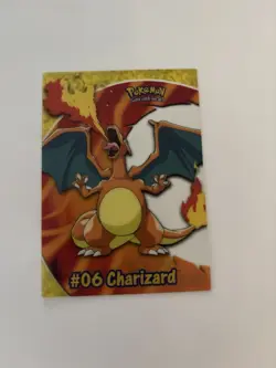 Pokemon  Topps Series 1 Tv Animation Charizard PC3 Clear Card Rare 2000🔥🔥 - Image 3