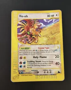 Pokemon Card-Ho-Oh-Skyridge-Holo-149/144-Crystal-ENG - Image 1