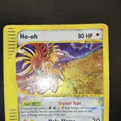 Pokemon Card-Ho-Oh-Skyridge-Holo-149/144-Crystal-ENG - Image 3