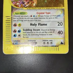 Pokemon Card-Ho-Oh-Skyridge-Holo-149/144-Crystal-ENG - Image 4