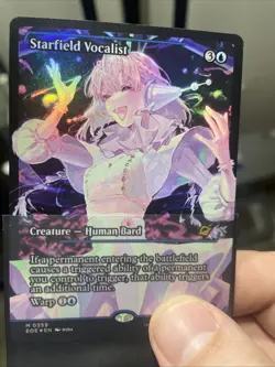 1x (359) Starfield Vocalist - FOIL - JAPAN SHOWCASE MTG Edge of Eternities NM Ma - Image 1