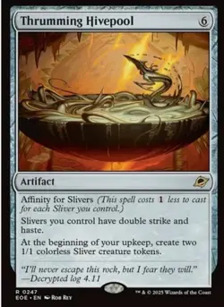 MTG Thrumming Hivepool, NM-Mint, English Edge of Eternities magic the gathering - Image 1