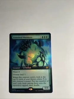 Famished Worldsire (Extended Art) 341 NM Foil MTG Edge of Eternities Magic - Image 11