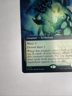 Famished Worldsire (Extended Art) 341 NM Foil MTG Edge of Eternities Magic - Image 5