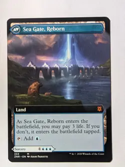 Sea Gate Restoration MTG Zendikar Rising NM Extended Art - Image 1