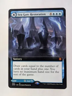 Sea Gate Restoration MTG Zendikar Rising NM Extended Art - Image 2
