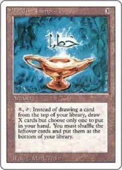 Aladdin's Lamp Revised Edition MTG - Image 1