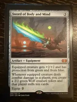 MTG - Sword of Body and Mind - Double Masters - NM - Image 1