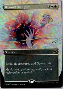 MTG, Edge of Eternities, NM Beyond the Quiet (Borderless) Foil - Image 1