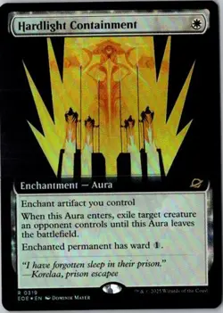 MTG, Edge of Eternities, NM Hardlight Containment (Extended Art) Foil - Image 1