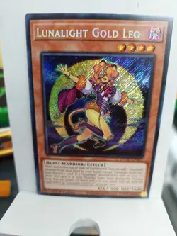 Yugioh Lunalight Gold Leo DUAD-EN005 Secret Rare 1st Ed Near Mint - Image 3